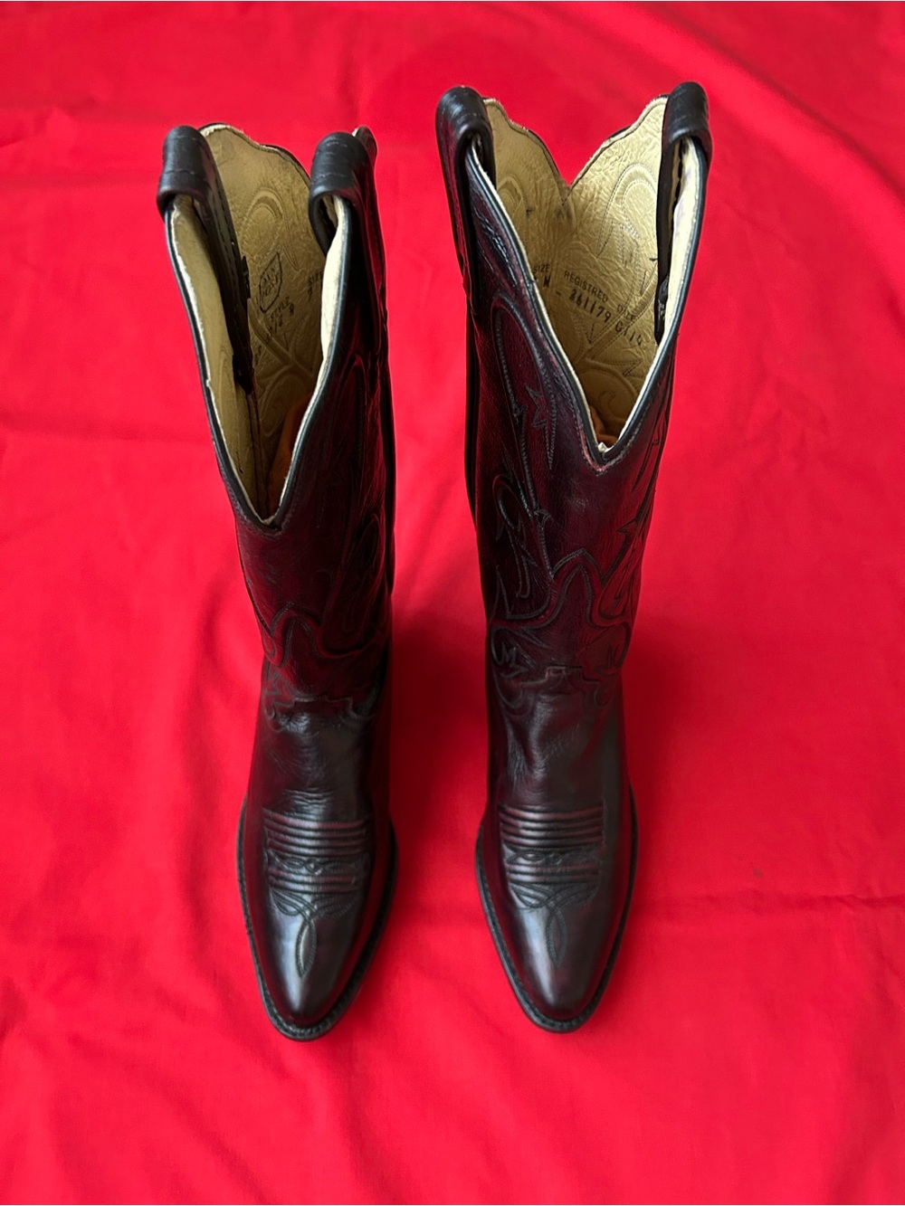 Dan Post Dark Wine Cowboy Boots